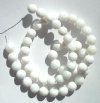 16 inch strand of 8mm Round Mother of Pearl